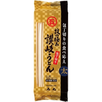 石丸製麺 技の極み 讃岐うどん包丁切り 300gx12 石丸製麺