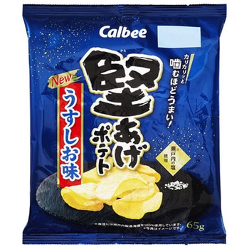 カルビー 堅あげポテト うすしお味 65gx12 カルビー