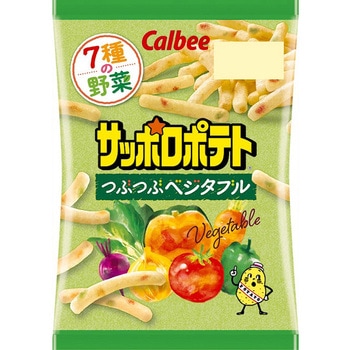 カルビー サッポロポテト つぶつぶベジタブル 24gx24 カルビー
