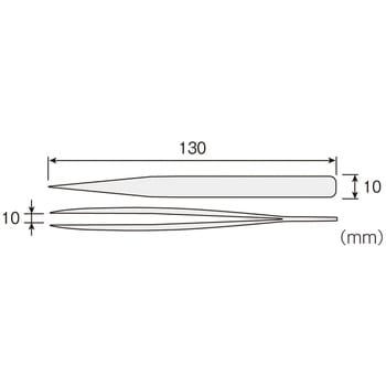 P-86-125 ピンセット 1個 ホーザン 【通販サイトMonotaRO】
