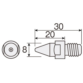 ソルダークリーナー HS-801用交換ノズル ホーザン