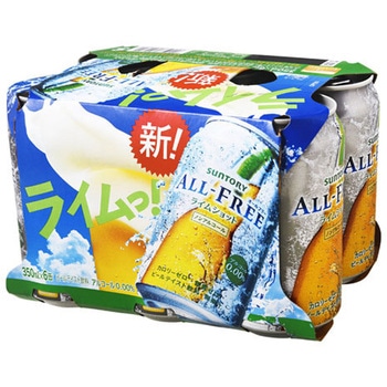 サントリー オールフリー ライムショット 6缶パック 350x6x4 サントリー