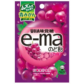 UHAピピン e-maのど飴小袋グレープ 28gx10 UHA味覚糖