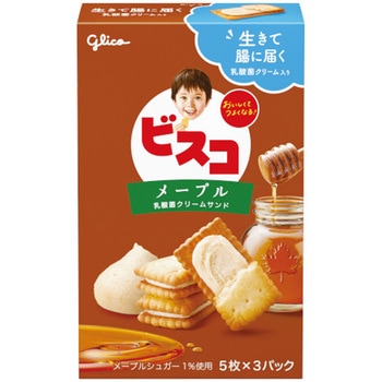 グリコ ビスコ メープル 15枚x10 グリコ