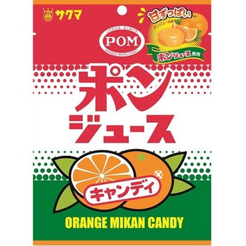 サクマ ポンジュースキャンディ 56gx10 サクマ製菓