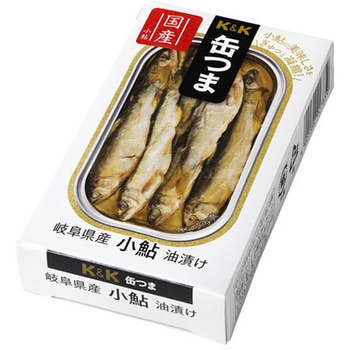 K&K 缶つま 岐阜県産 小鮎油漬け 55gx12 K&K