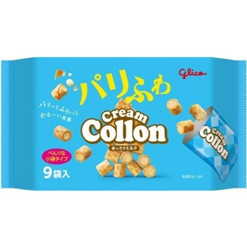 グリコ クリームコロンあっさりミルク大袋 9袋x12 グリコ