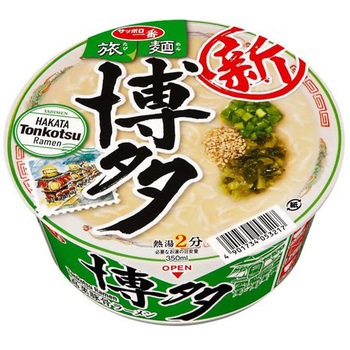 サッポロ一番 旅麺 博多 高菜豚骨ラーメンカップ 70gx12 サンヨー食品