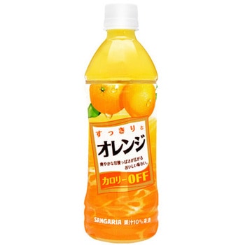 サンガリア すっきりとオレンジ ペット 500mlx24 サンガリア
