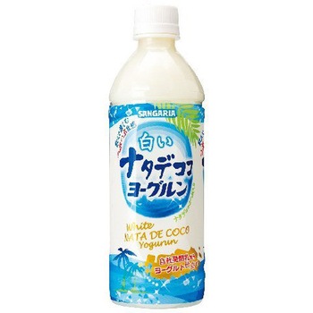 サンガリア 白いナタデココヨーグルン 500mlx24 サンガリア