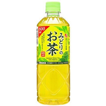 サンガリア みどりのお茶     ペット 600mlx24 サンガリア
