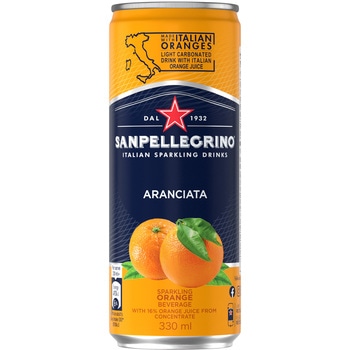 サンペレグノISDアランチャータオレンジ 330mlx24 S.PELLEGRINO