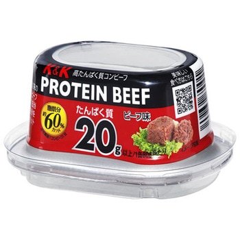 K&K 高たんぱくPROTEIN BEEF 80gx24 K&K