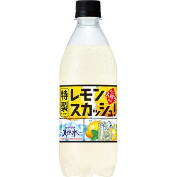 サントリー 天然水特製レモンスカッシュ ペット 500mlx24 サントリー