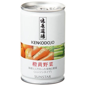 サンスター 健康道場 果汁入り橙黄野菜缶 160x30 サンスター