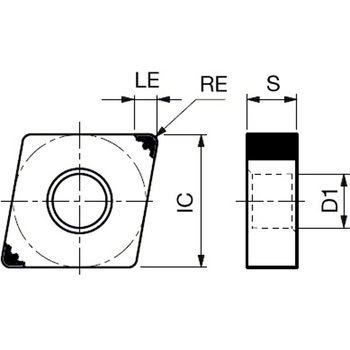 CBNチップ 4QS-CNGG-HS - タンガロイ