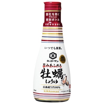 キッコーマン いつでも新鮮 旨みあふれる牡蠣しょうゆ 200mlx6 キッコーマン