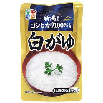 ヒカリ食品 こしひかり100% 白がゆ 250gx8 ヒカリ食品