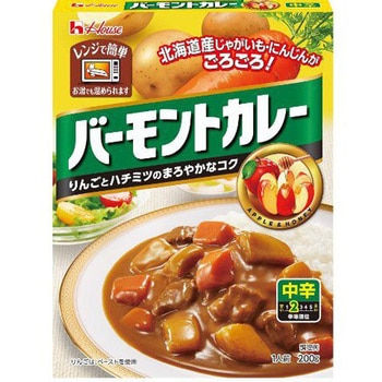 ハウス レトルト バーモントカレー 中辛 200gx10 ハウス食品