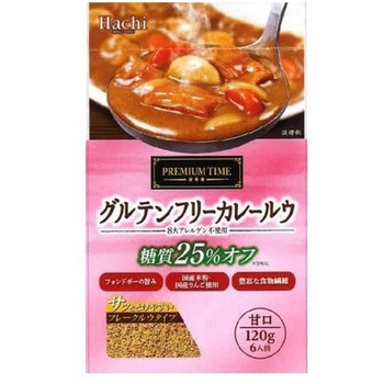 ハチ食品 プレミアムタイム グルテンフリーカレールウ甘口 120gx12 ハチ食品