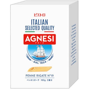 ピエトロ AGNESI ペンネリガーテ 160gx12 ピエトロ