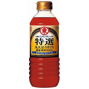 ヒガシマル 特選 丸大豆うすくちしょうゆ 500mlx12 ヒガシマル