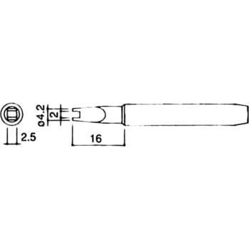 こて先 (920・921・922用) 白光 はんだごて替コテ先 【通販モノタロウ】