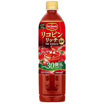 デルモンテ リコピンリッチトマト飲料 ペット 800mlx15 デルモンテ