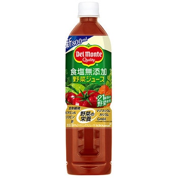 デルモンテ 食塩無添加 野菜ジュース 800mlx15 デルモンテ