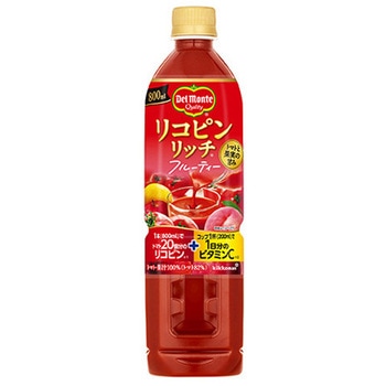 デルモンテ リコピンリッチ フルーティー 800mlx15 デルモンテ
