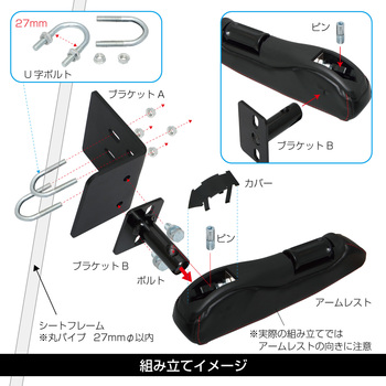 汎用アームレスト運転席用 JET INOUE(ジェットイノウエ)