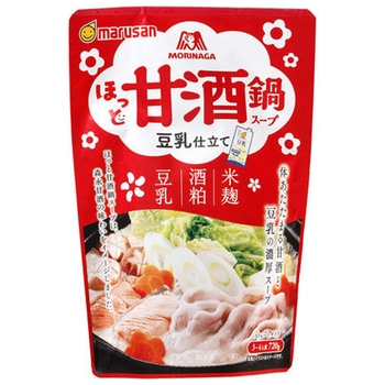 マルサン ほっと甘酒鍋スープ 豆乳仕立て 720gx8 マルサンアイ