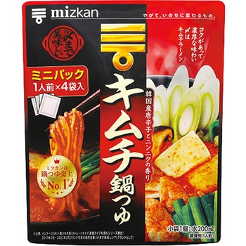 ミツカン 〆まで美味しいキムチ鍋つゆミニ 36gX4袋x10 ミツカン