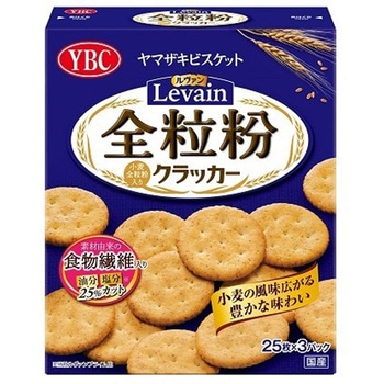 ヤマザキビスケット ルヴァン全粒粉クラッカー 75枚x10 ヤマザキビスケット