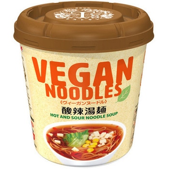 ニュータッチ ヴィーガンヌードル酸辣湯麺 56gx12 ヤマダイ(ニュータッチ)
