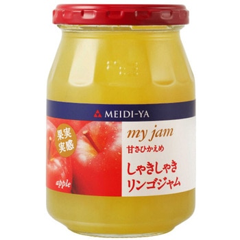マイジャム しゃきしゃき リンゴジャム 340gx12 明治屋