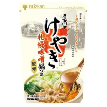 ミツカン けやき監修 札幌味噌鍋つゆ 750gx12 ミツカン