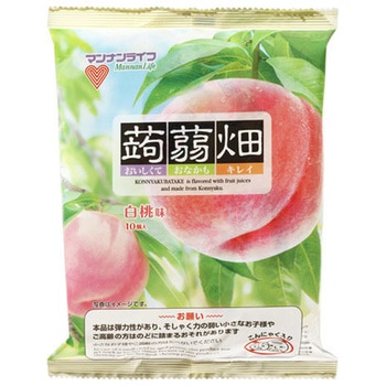 マンナンライフ 蒟蒻畑 白桃味 10個x12 マンナンライフ