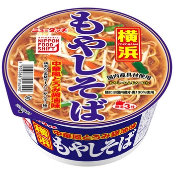 ニュータッチ 横浜もやしそば   カップ 92gx12 ヤマダイ(ニュータッチ)