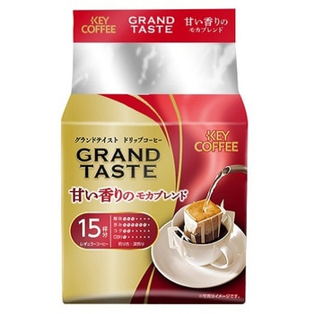 KEY ドリップバッググランドテイスト甘い香りのモカ 15個x6 キーコーヒー