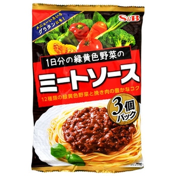 S&B 1日分の緑黄色野菜のミートソース 360gx8 ヱスビー食品