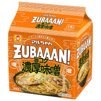 マルちゃん ZUBAAAN旨コク濃厚味噌 126gx3x9 東洋水産(マルちゃん)