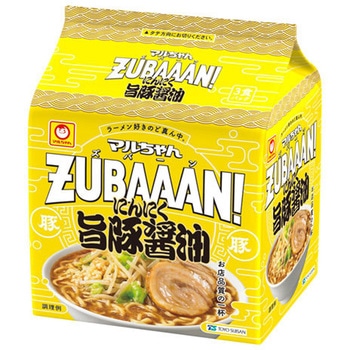 マルちゃん ZUBAAANにんにく旨豚醤油 129gx3x9 東洋水産(マルちゃん)