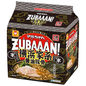 マルちゃん ZUBAAAN横浜家系醤油豚骨 130gx3x9 東洋水産(マルちゃん)