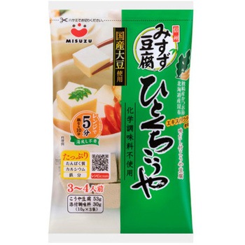 みすず 国産大豆ひとくちこうや 83gx10 みすずコーポレーション