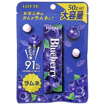 ロッテ ブルーベリーラムネ 50gx10 ロッテ