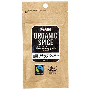 S&B OGスパイス 有機ブラックペッパーW袋 17gx10 ヱスビー食品