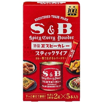 S&B カレー粉 スティック 10gx10 ヱスビー食品