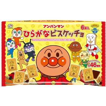 不二家 アンパンマンひらがなビスケッチョ 108gx12 不二家