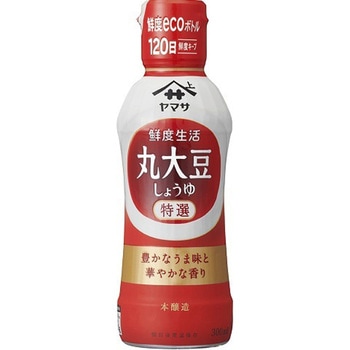 ヤマサ 鮮度生活特選丸大豆しょうゆ鮮度B 300mlx12 ヤマサ醤油